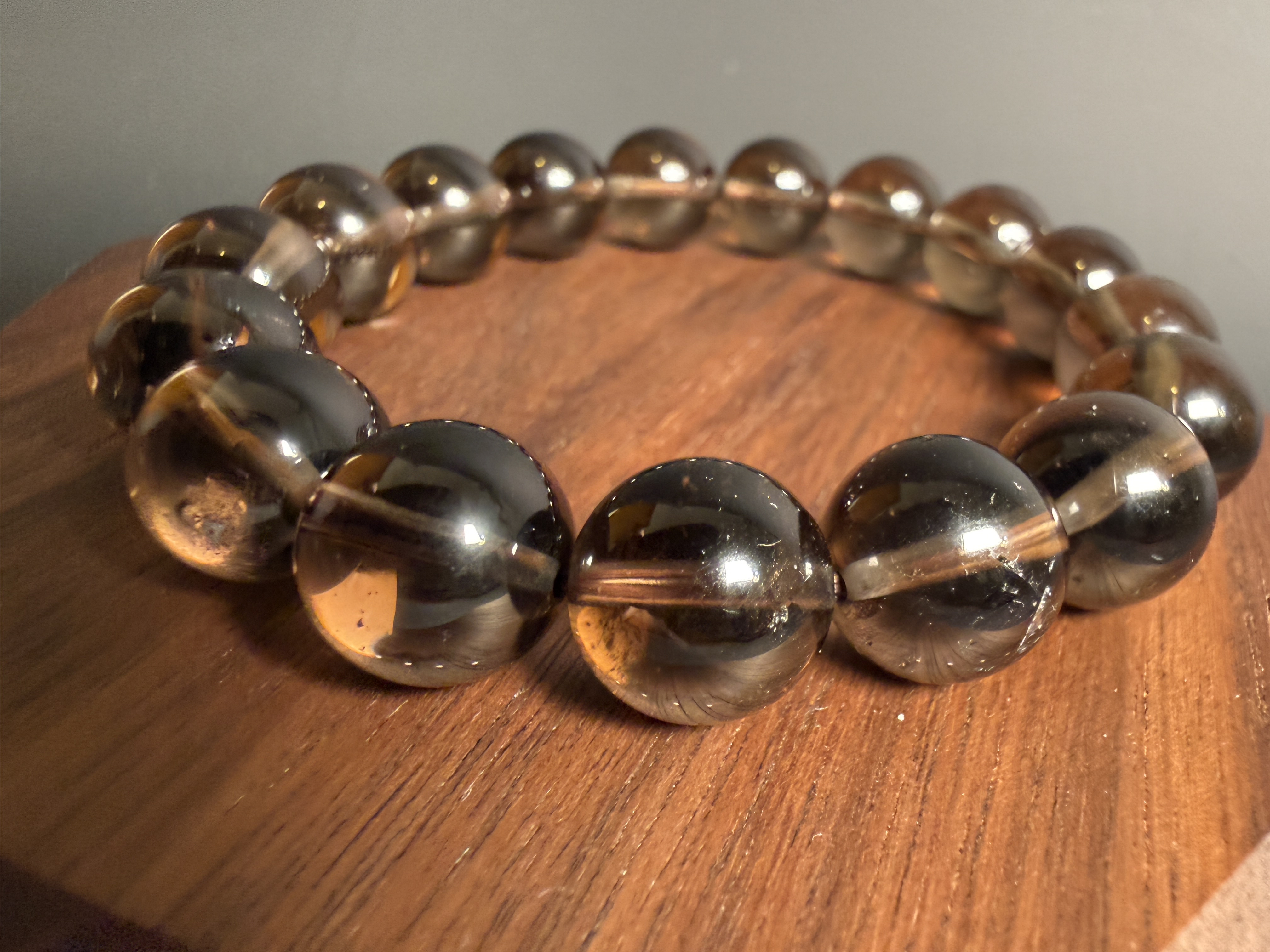 茶晶手串 (12mm) (option 2)