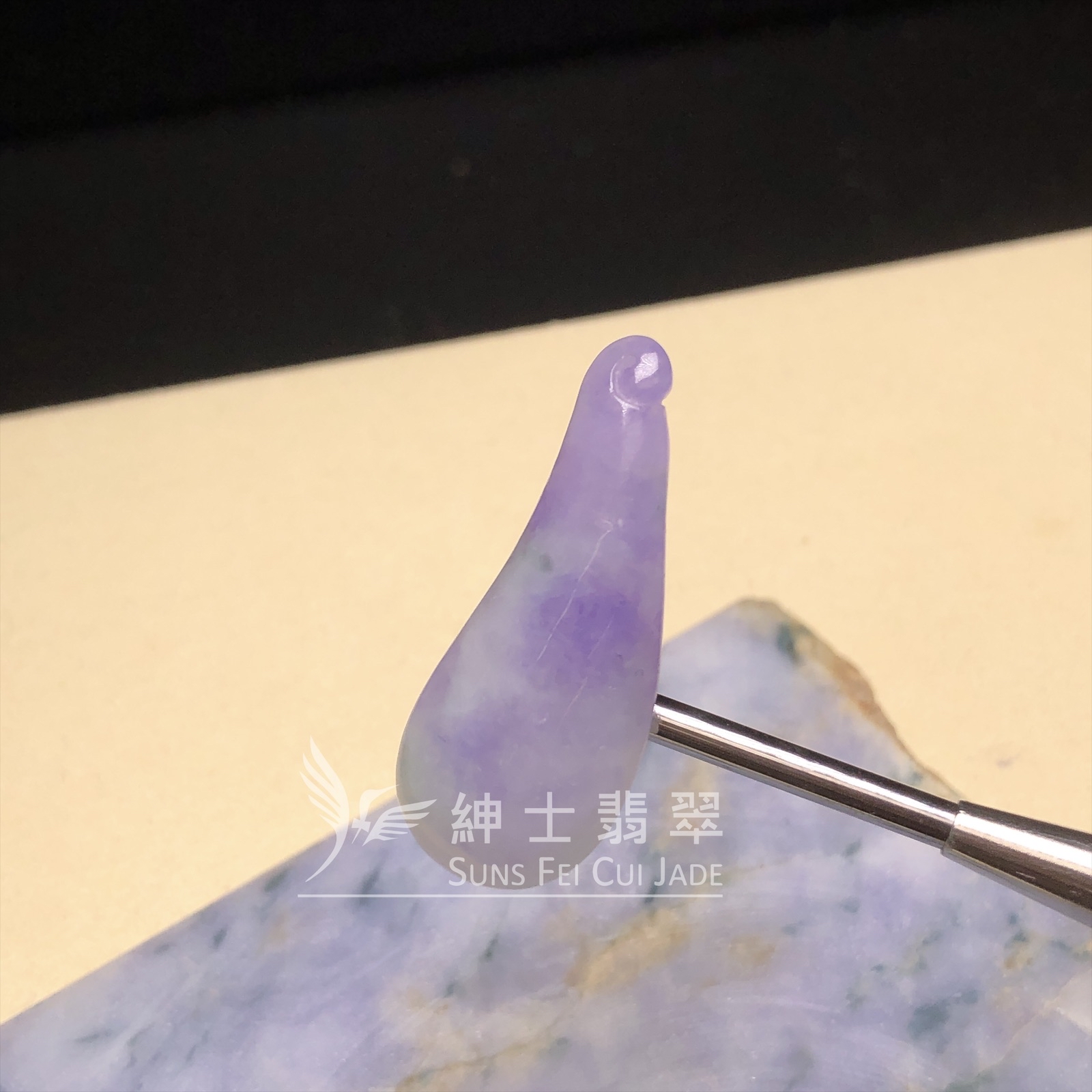 濃紫飄藍花福瓜  B08565
