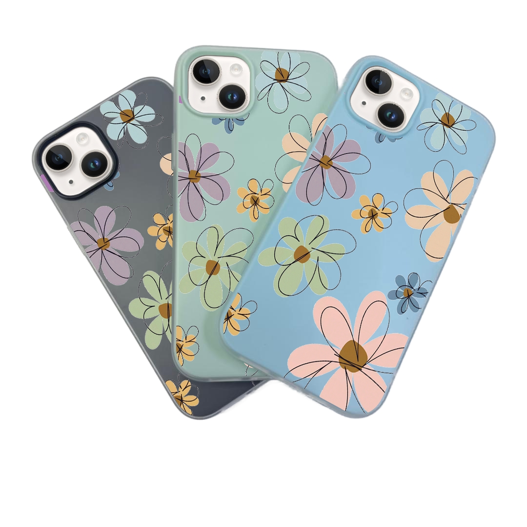JELLY CASE PHONE FOR IPHONE - DESIGN FLOWER E