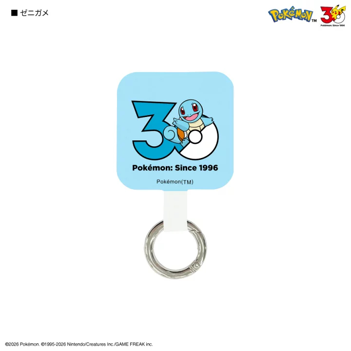 日本預訂📍日本Pokemon 30週年圖案電話掛片 2026年11月下旬到貨