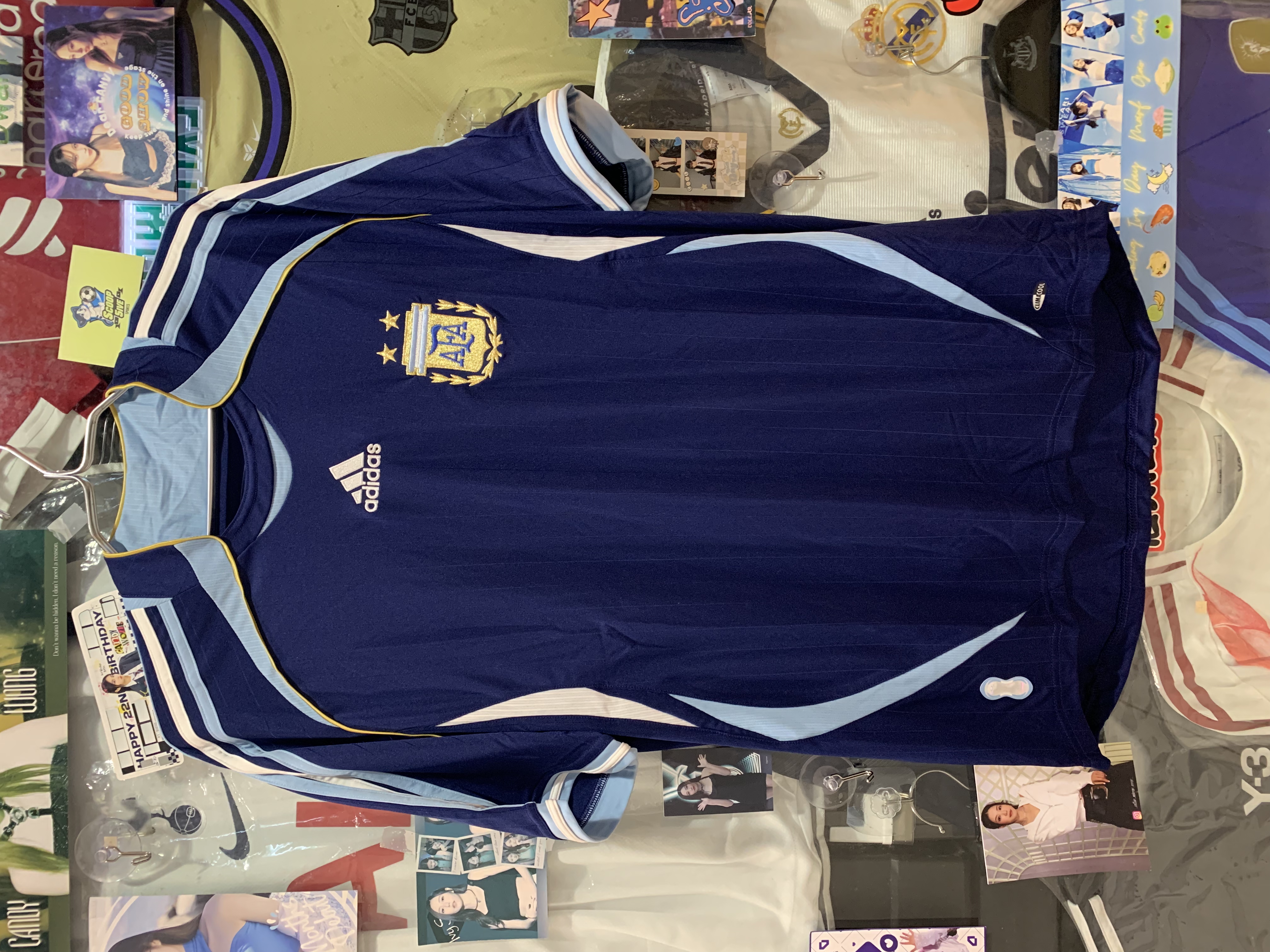 2006 阿根廷 作客 復刻 短袖 