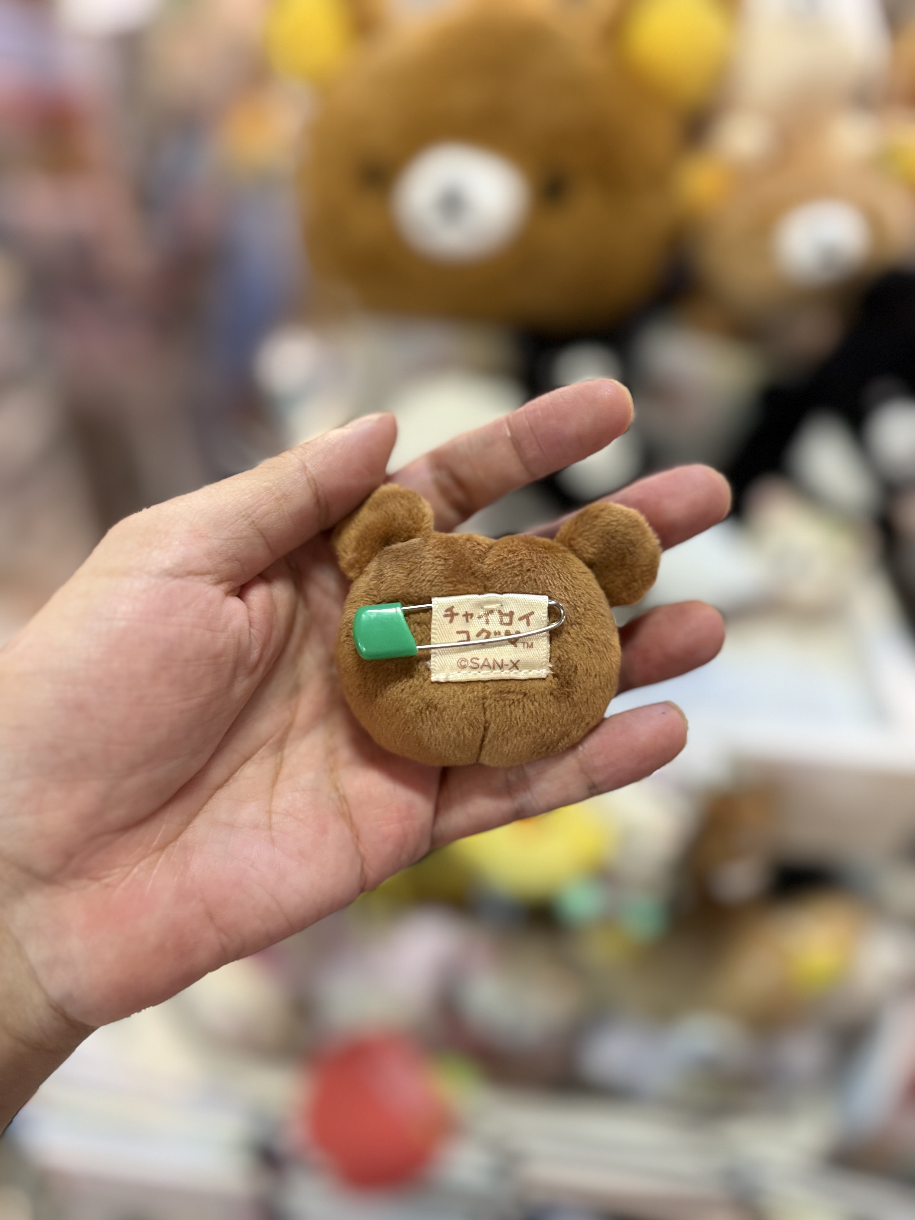 《現貨》全新日本小熊10週年紀念巡迴pop up店限定小熊探險隊系列扣針