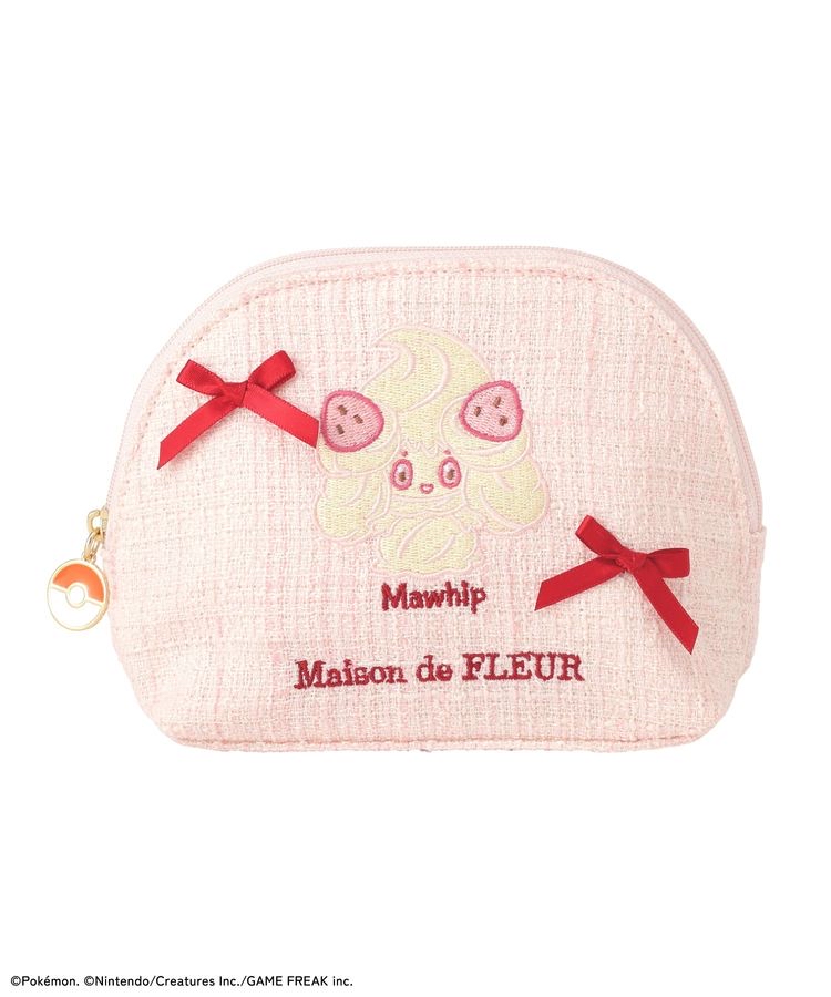 🎀【預訂】 PokePeace x Maison de FLEUR 圓形化妝包 - Mawhip