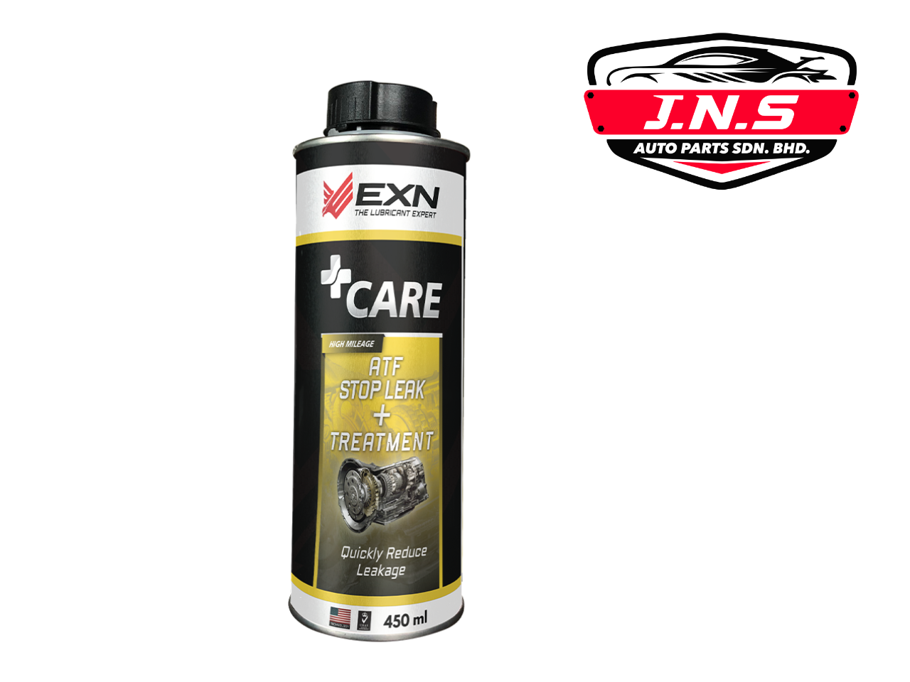 EXN +Care ATF Stop Leak + Treatment High Mileage 450ml Automatic Transmission Fluid Additive