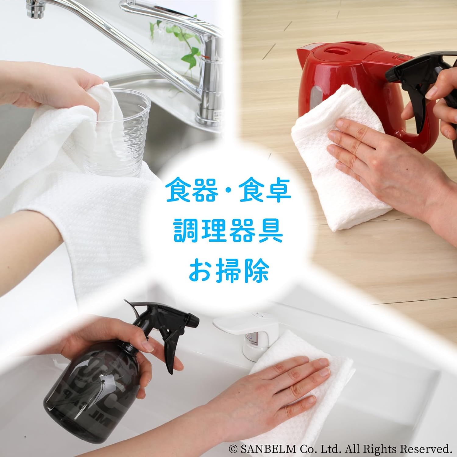 🔥🔥【日本直送《BISTRO MASTER'S》抗菌吸水棉質抹布】