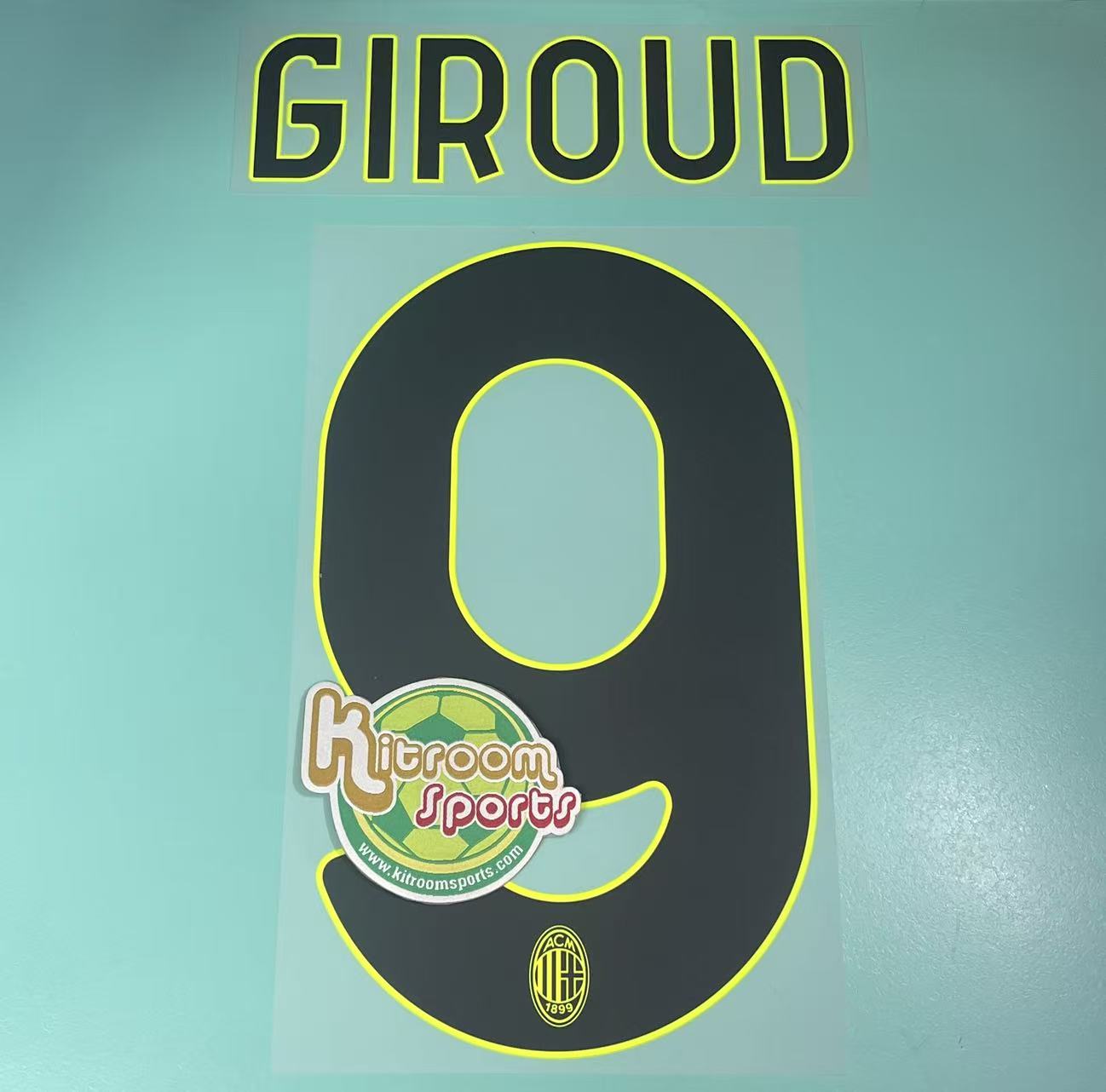 2022-23 AC Milan 3RD Nameset #9 GIROUD