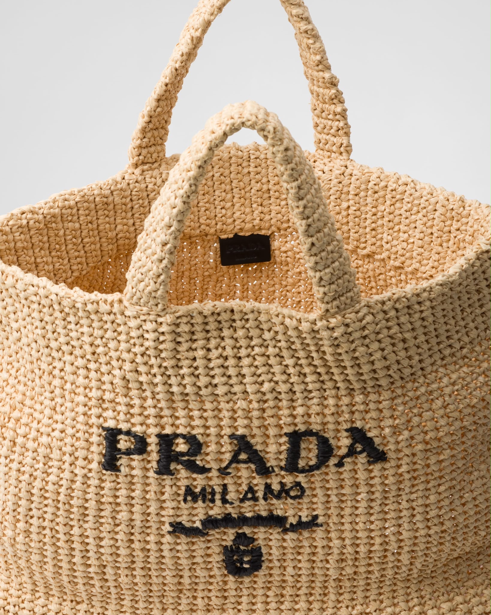 Prada Crochet tote bag 100%Authentic, 98%new 