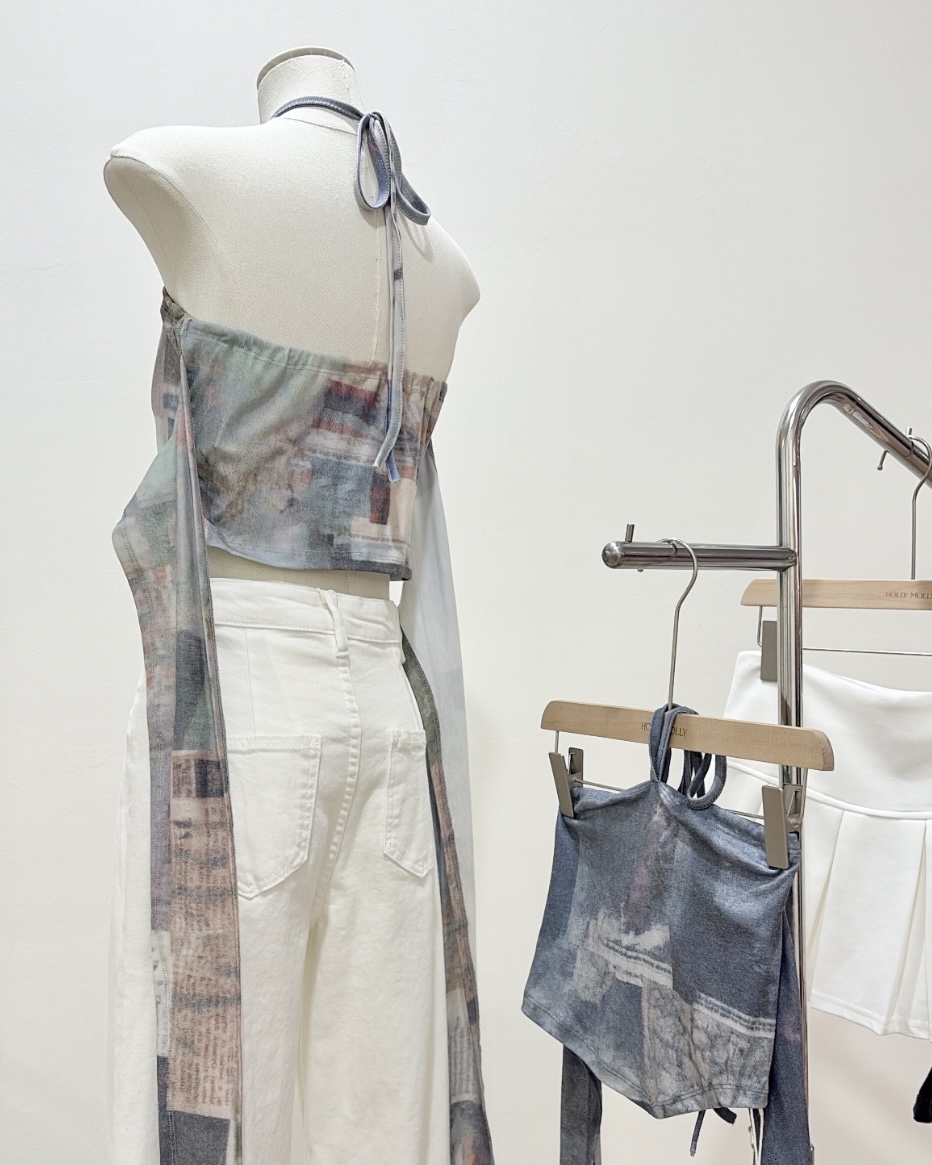 TP411纯欲风绑带抹胸