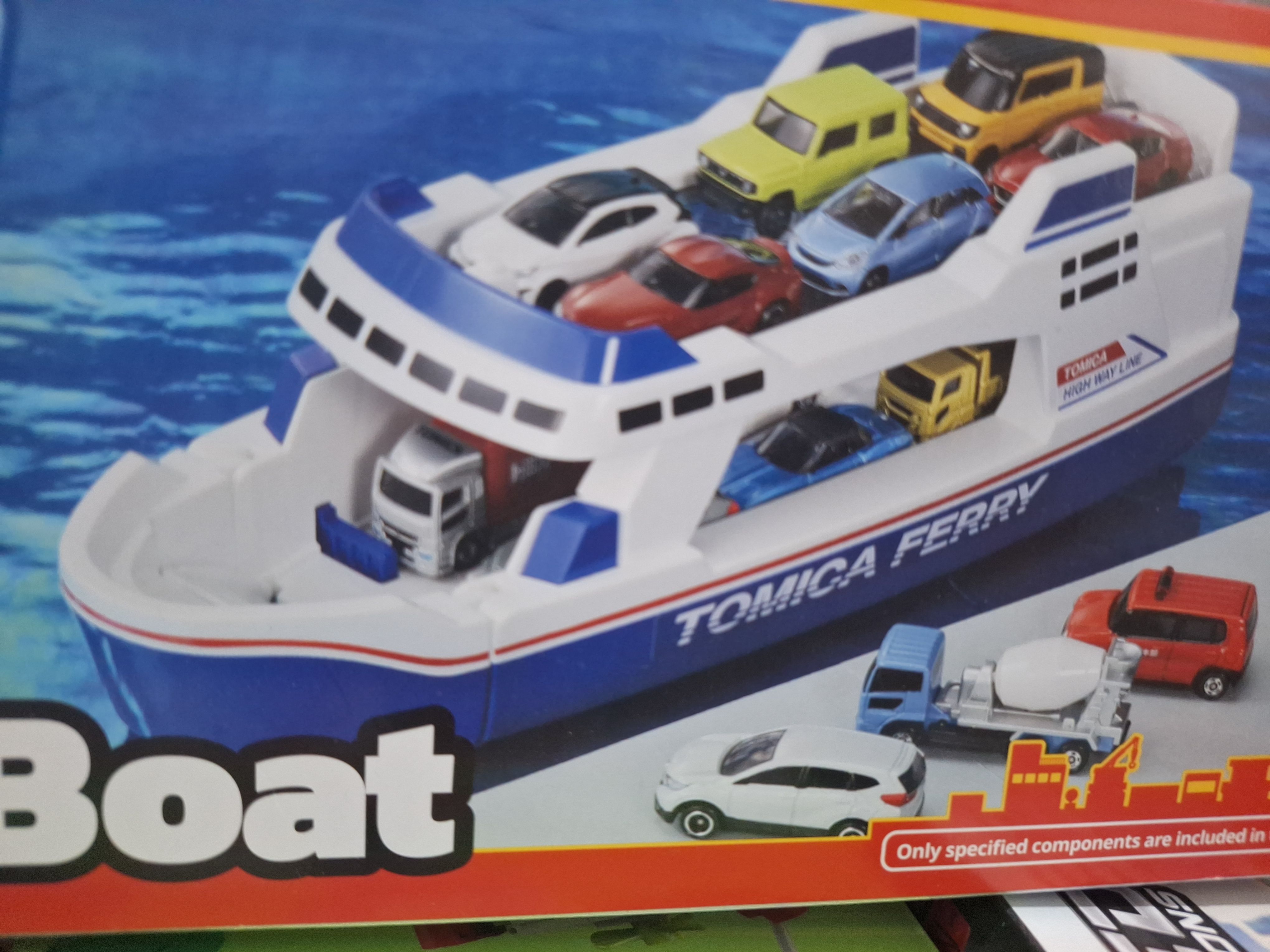 Tomica ferry boat連熊貓車