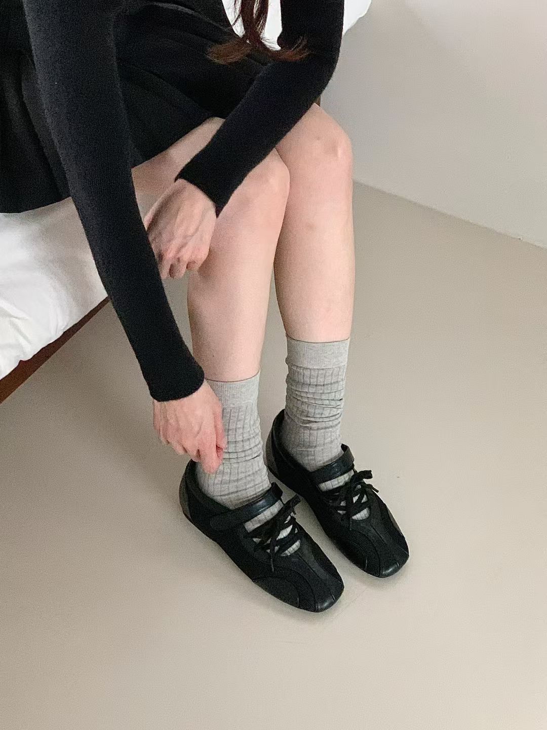 26SS/ 1CM LACE-UP SNEAKERS