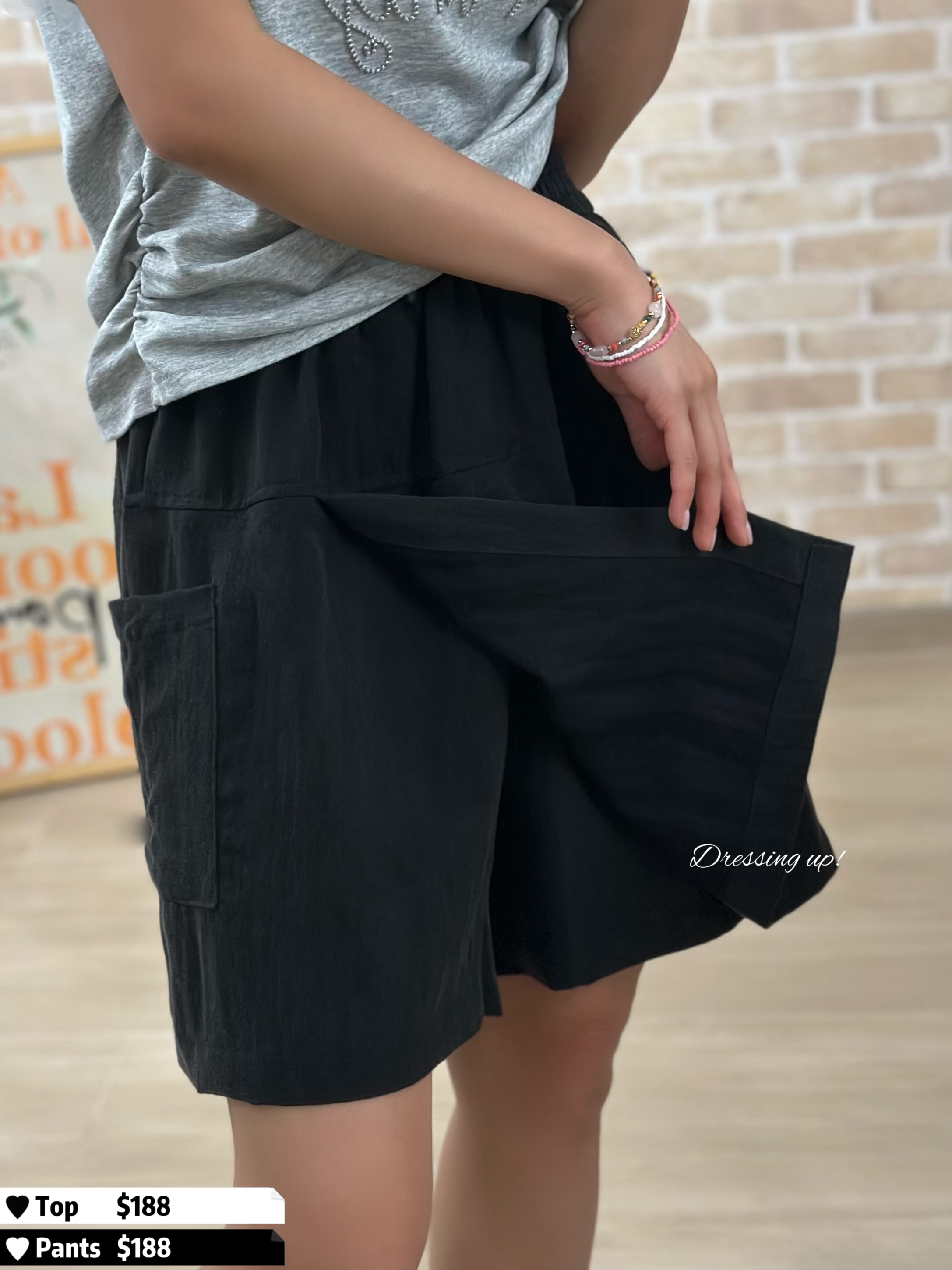 是裙又是褲｜軟棉兩袋裙褲