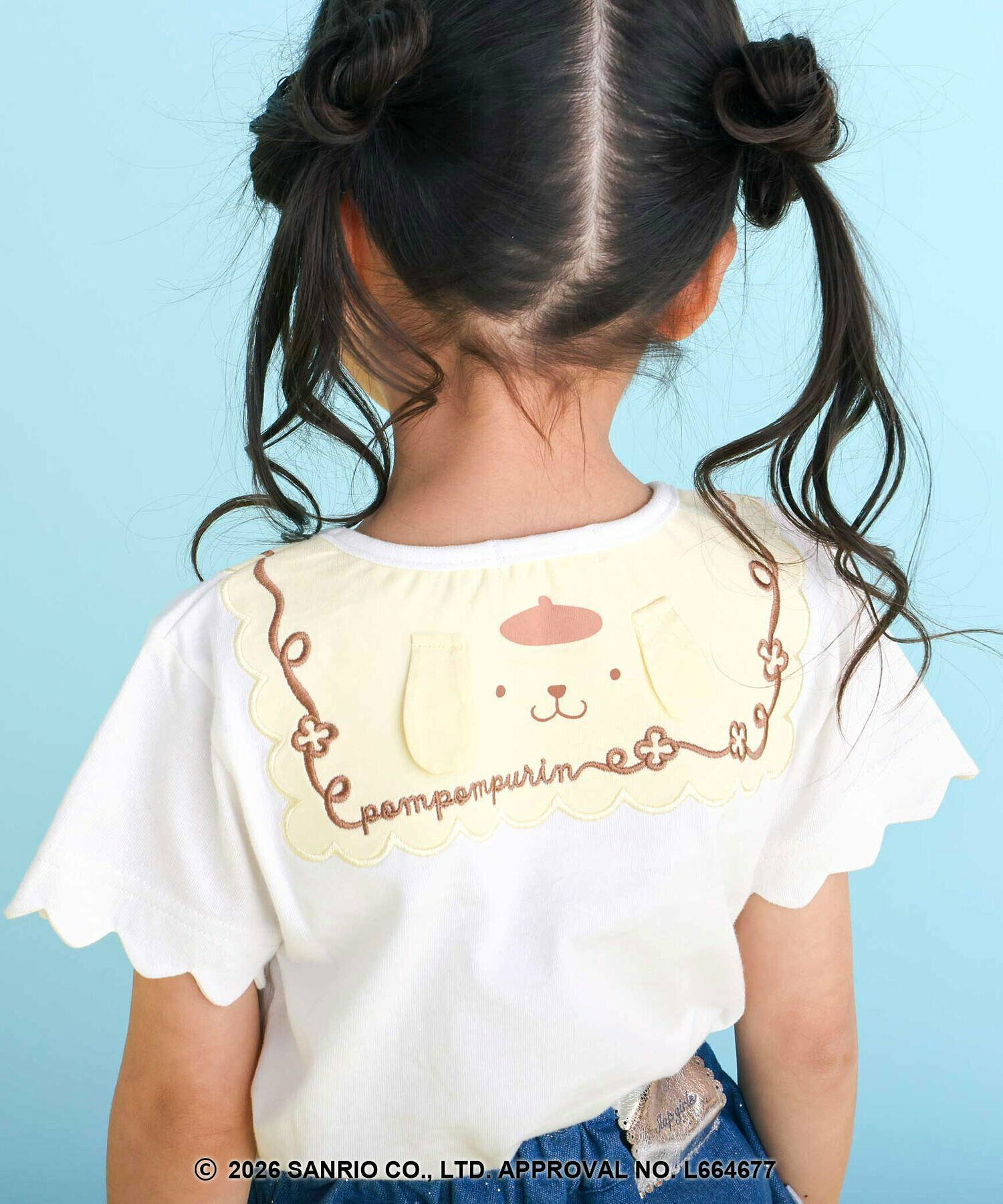 🇯🇵預訂 日本直送🇯🇵Slap Slip x Sanrio系列兩色人物印花立體耳朵刺繡水手領扇形袖上衣