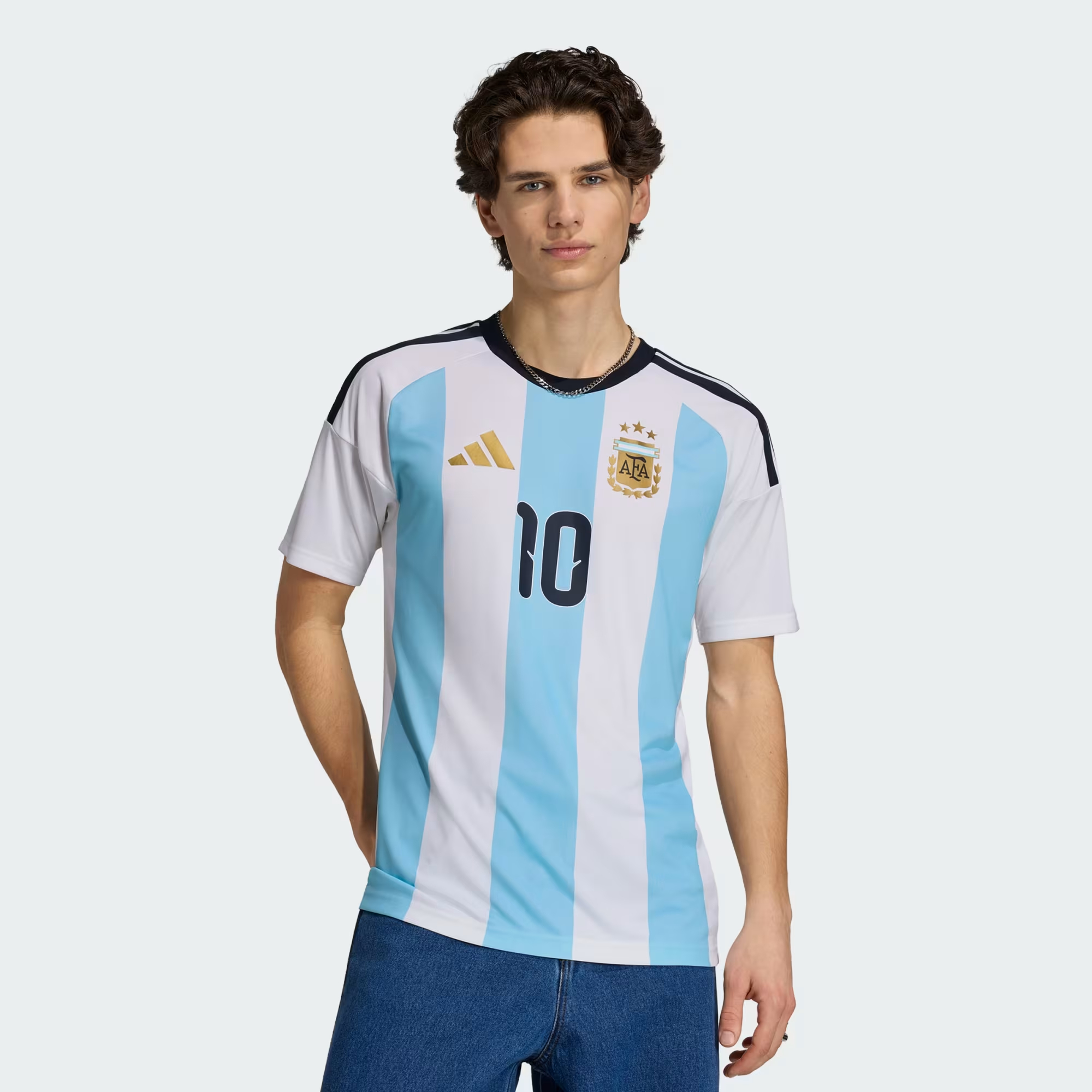 Adidas Argentina 阿根廷 2026 美斯簡約版主場球衣 KT0387