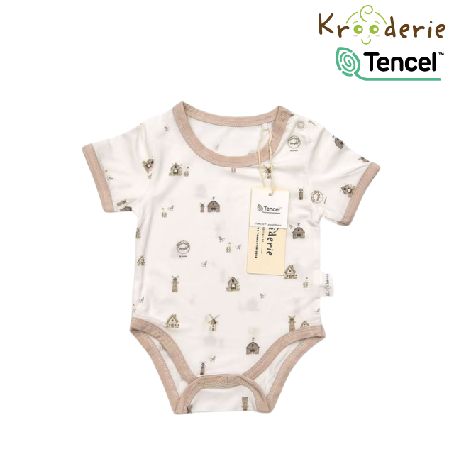 Krooderie TENCEL Short Sleeve Baby Romper