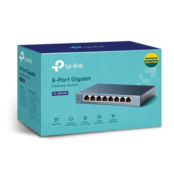 TP-Link TL-SG108 8-Port Gigabit Desktop Switch