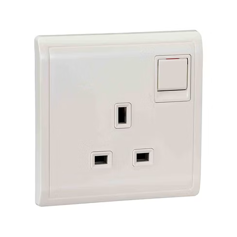 施耐德 Pieno 白 13A單蘇有掣 插座