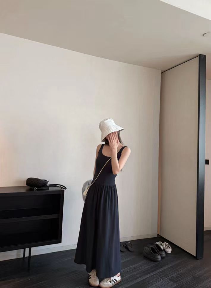 1753 Sheer Lace Shirt & Slip Dress Set Freesize法式蕾丝衬衫+吊带裙套装 
