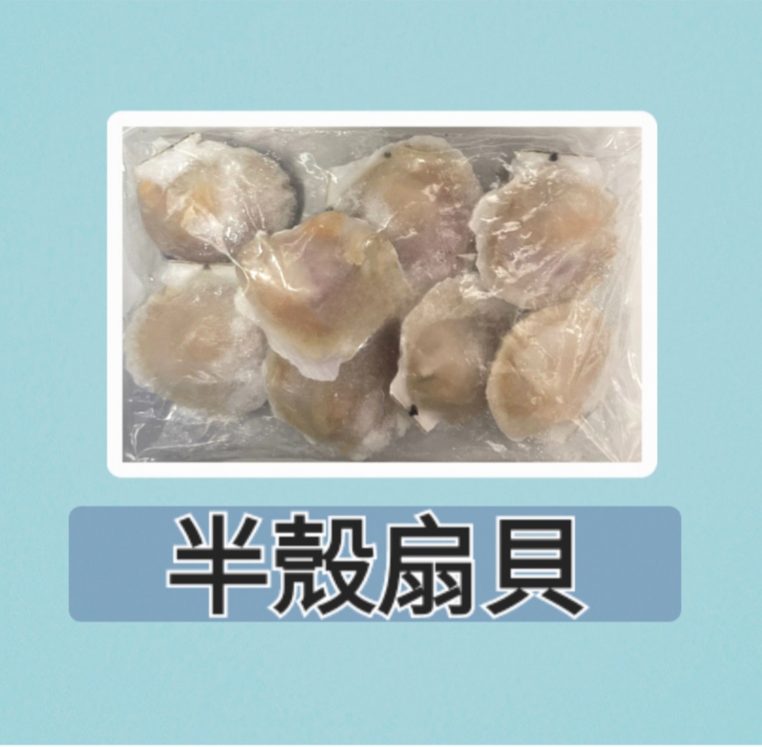 急凍半殼扇貝