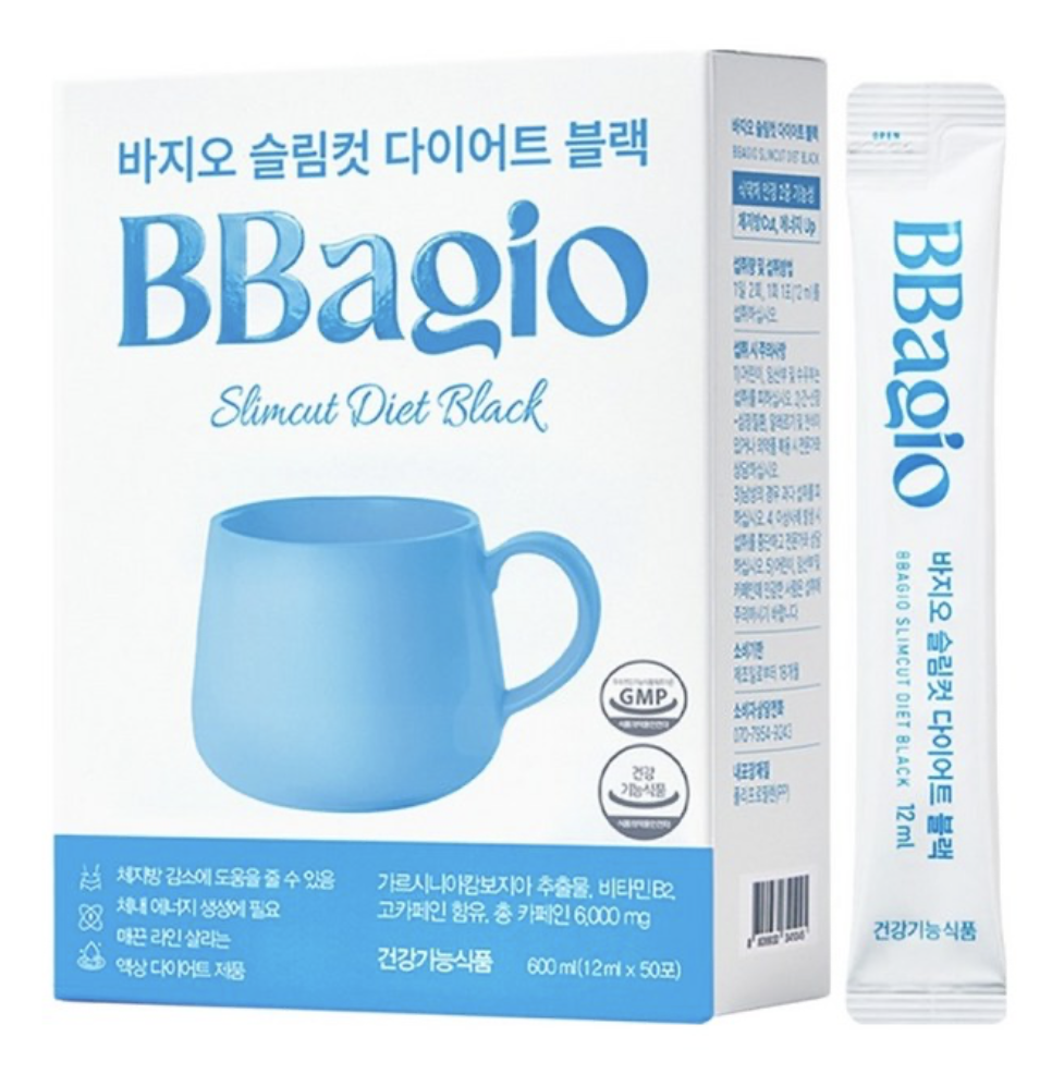 韓國 Bbagio 藤黃果 膠原 咖啡濃縮液 14 入/盒｜Slimcut Diet Black