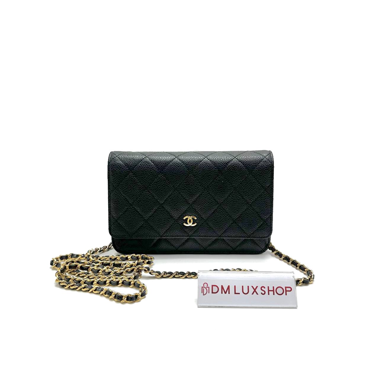 Chanel Black Caviar WOC GHW (Serial 20, Y: 2015)