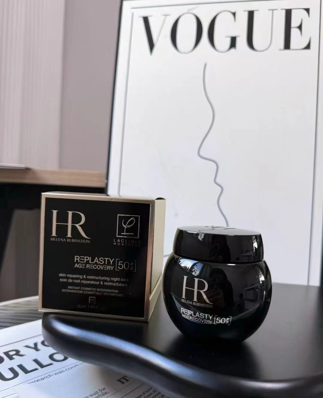 新版 50PX Helena Rubinstein HR 赫蓮娜 黑繃帶面霜 黑繃帶面霜 速效修復晚霜