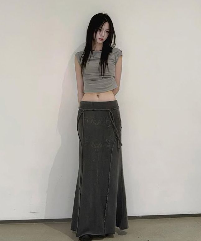 🇰🇷訂購｜FLARE UP 26SS｜Asymmetrical Draped Roll-Up T-Shirt 4色  