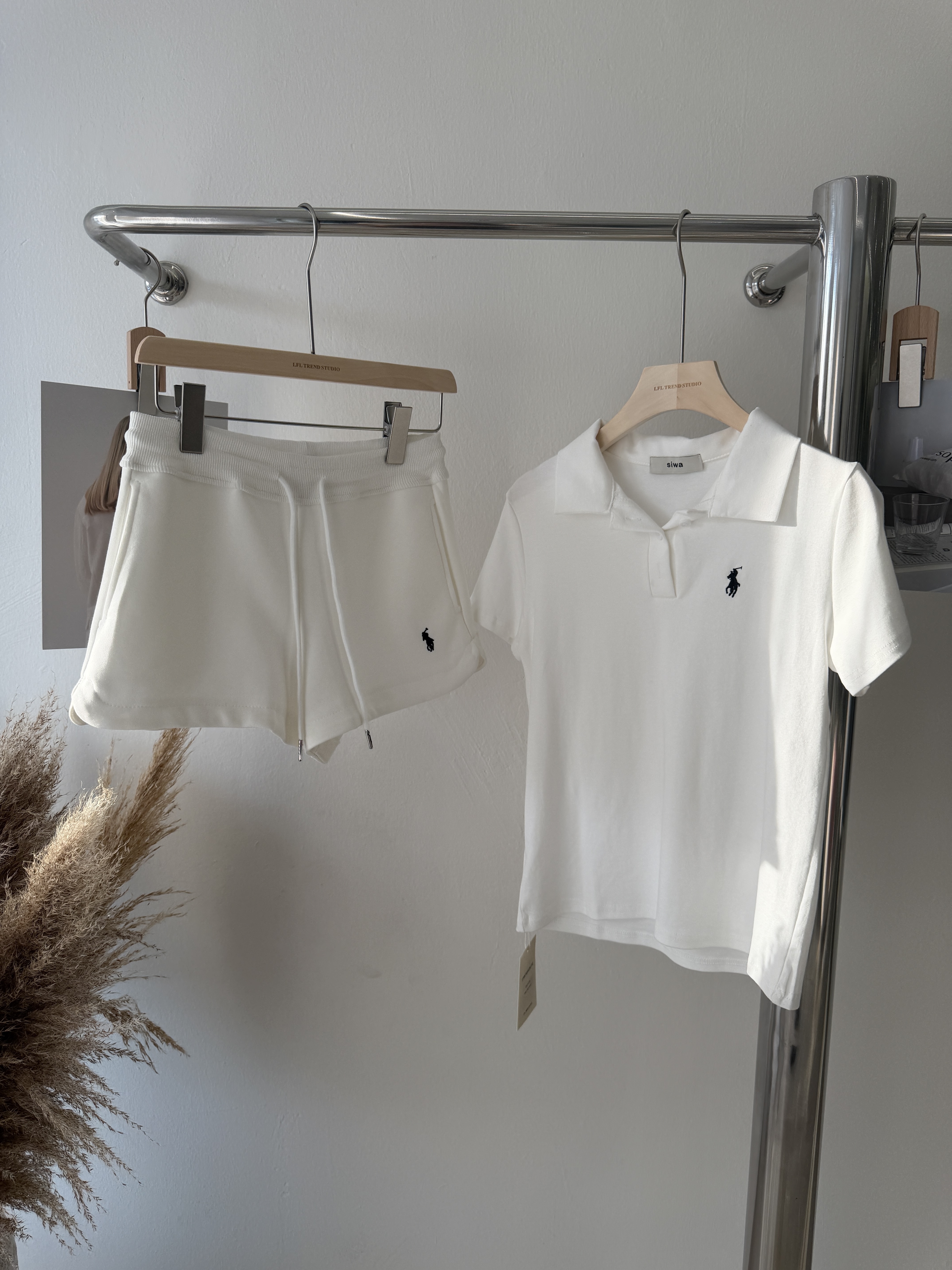 6562 爆款Polo刺绣套装