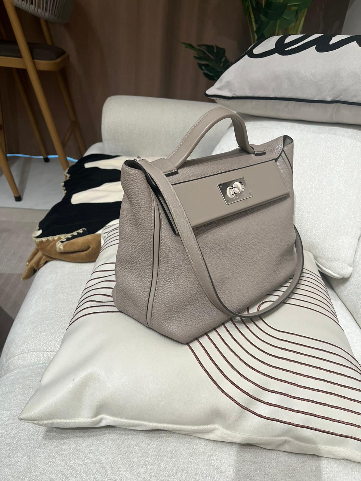 Hermes 2424 29cm Stamp C ASPHALTE/GRIS 100%Authentic, 95%New ✅專門店收據✅Dust bag ✅Box