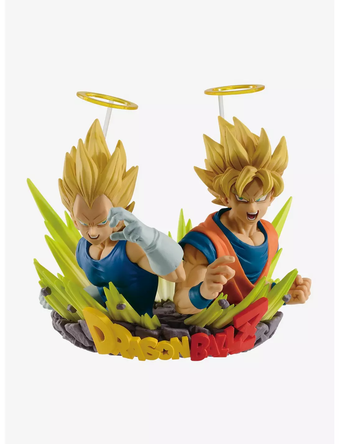 Banpresto, Com:Figuration Set (Vol. 1 + Vol. 2):  Dragon Ball Z, Super Saiyan Gogeta, Vegeta and Son Goku 龍珠Z 超級撒亞人 悟吉達, 比達, 孫悟空