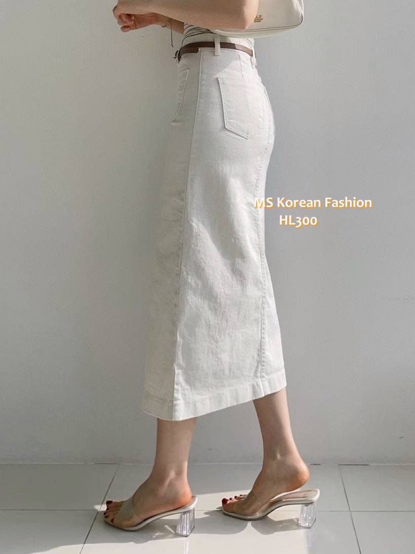 HL300 韓國🌼Howluk春版前兩袋開叉半裙