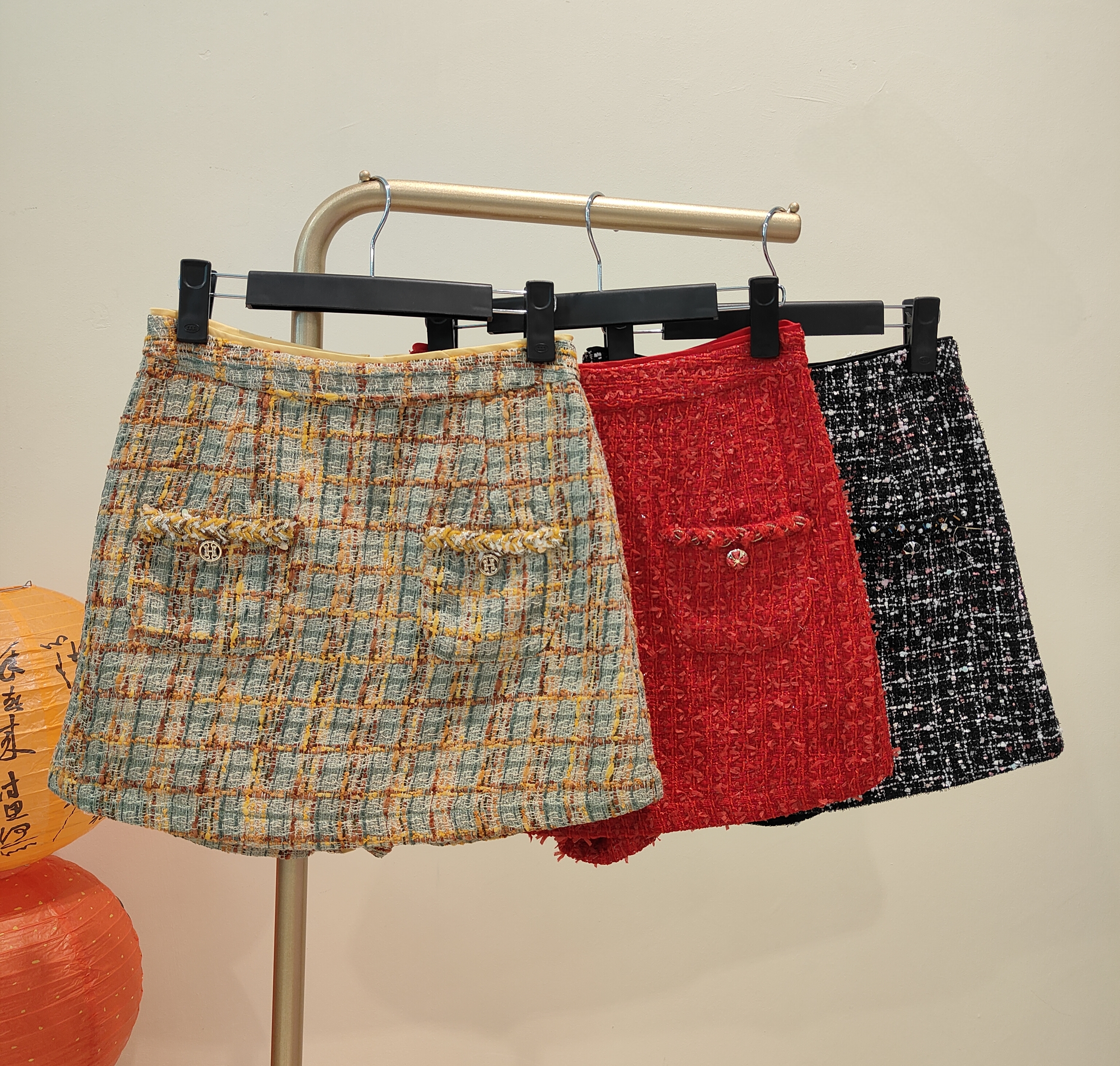 独家小香风裤裙 1607