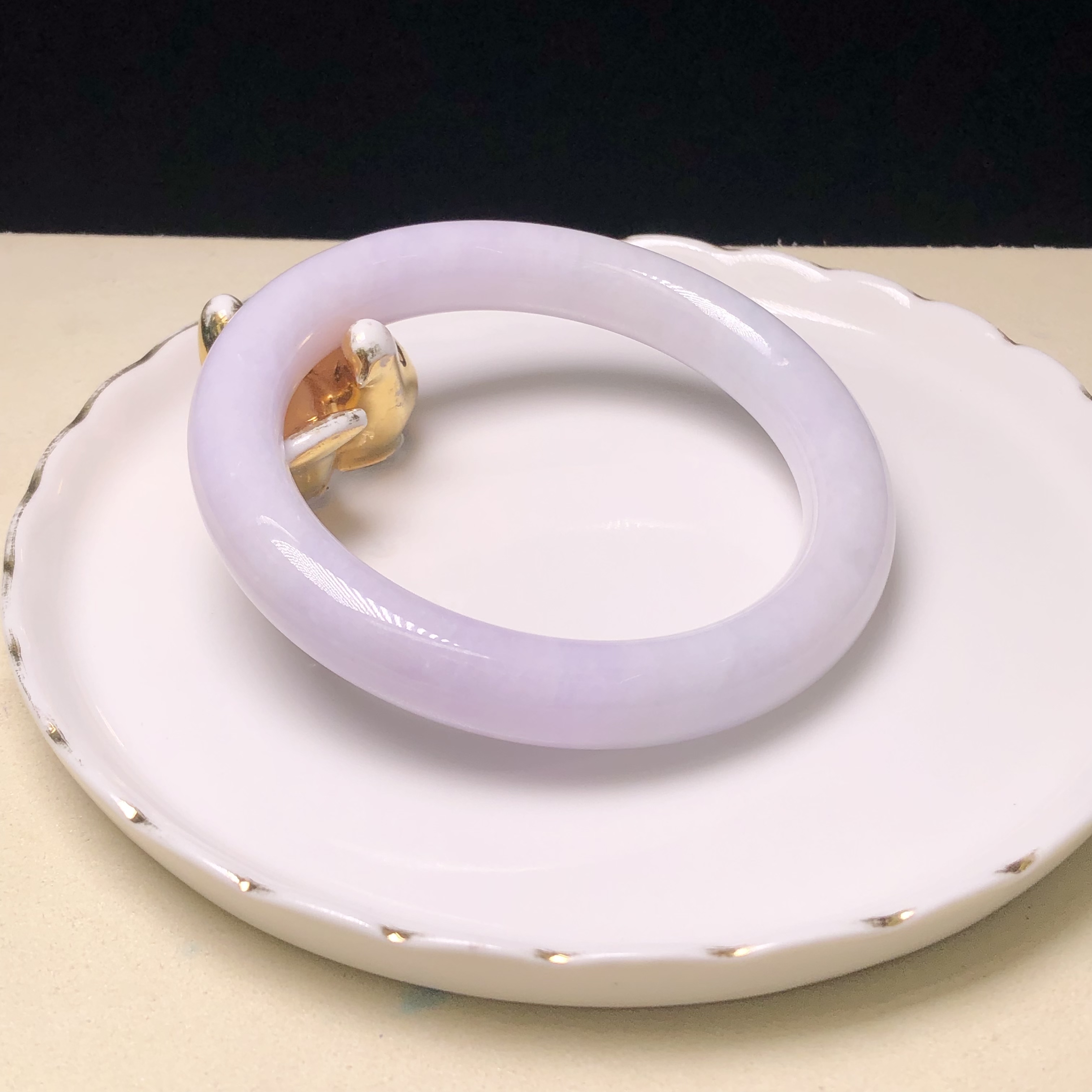 C05530 木那粉紫圓鐲61.7mm