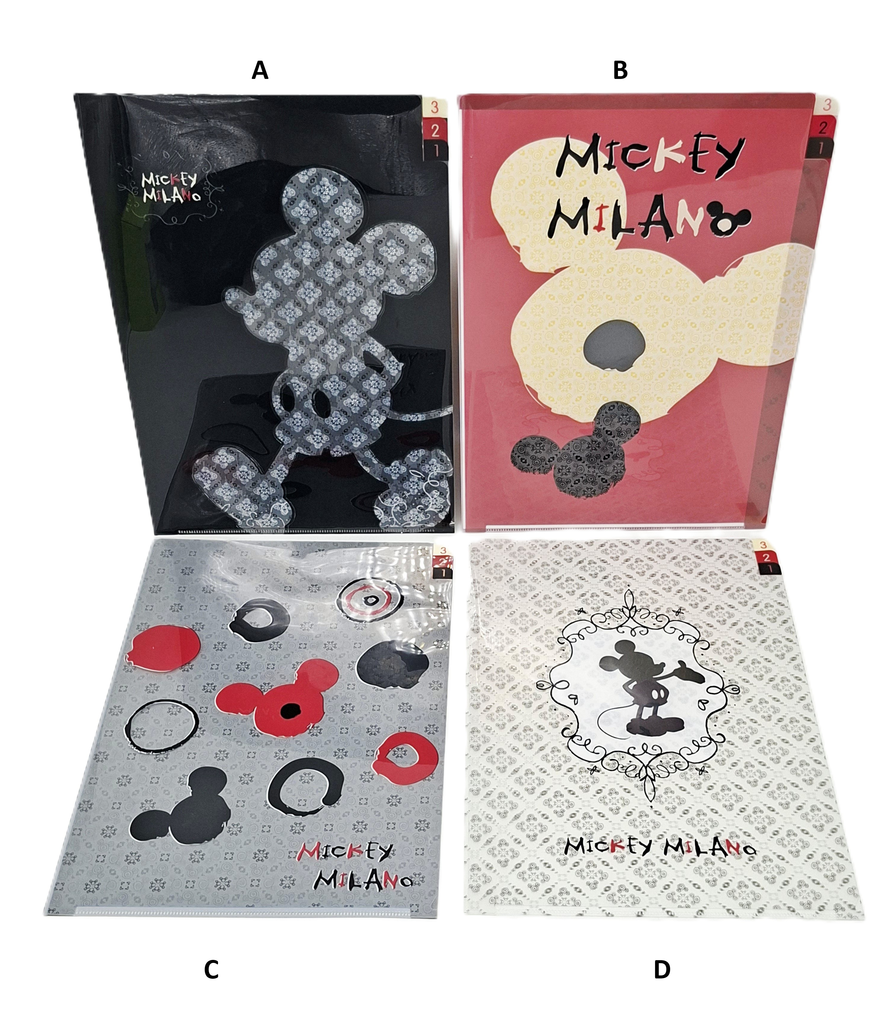 3入L型文件夾 Mickey Mouse  (DPAF-107)