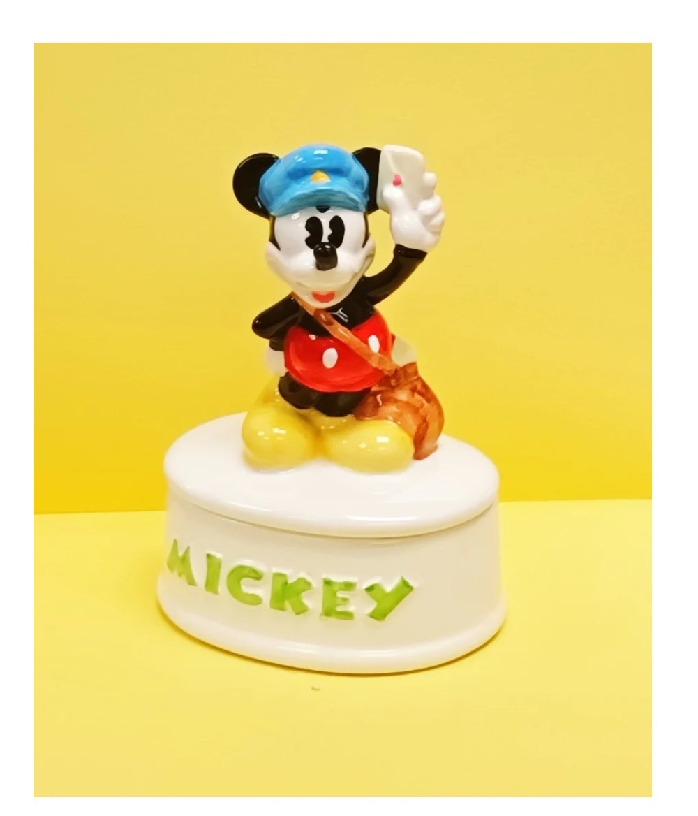 BONE CHINA CONTAINER BOX 骨瓷收納盒  Mickey Mouse   (KD-107)