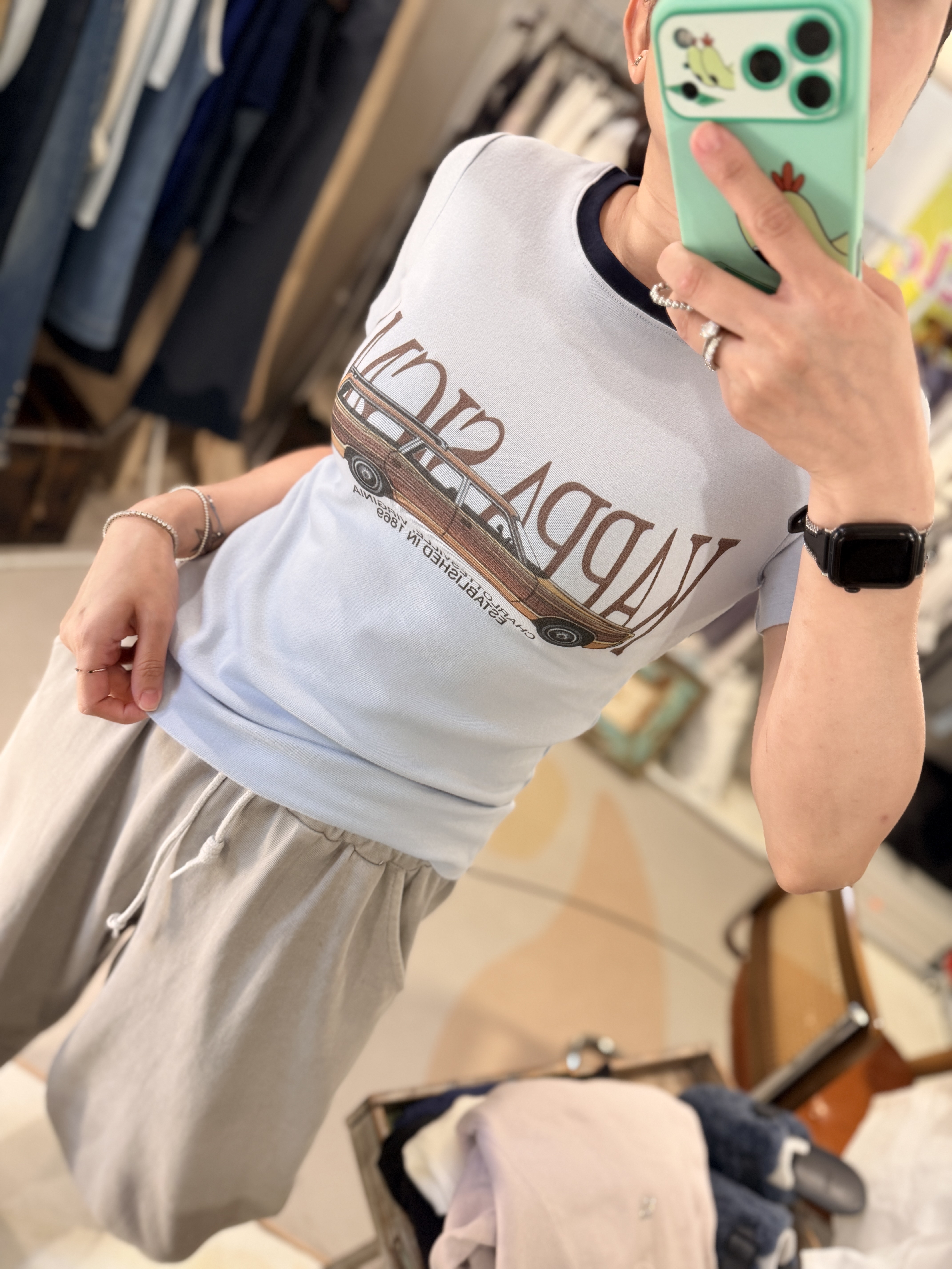 Old car printed tee