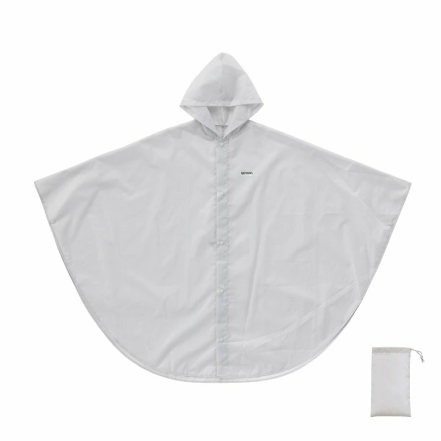 日本直送 OUTDOOR 男女通用連帽雨披 (M & L)