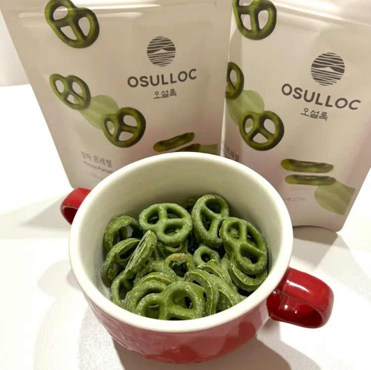 韓國 O'SULLOC 香濃抹茶椒鹽卷餅 Matcha Pretzel 125g