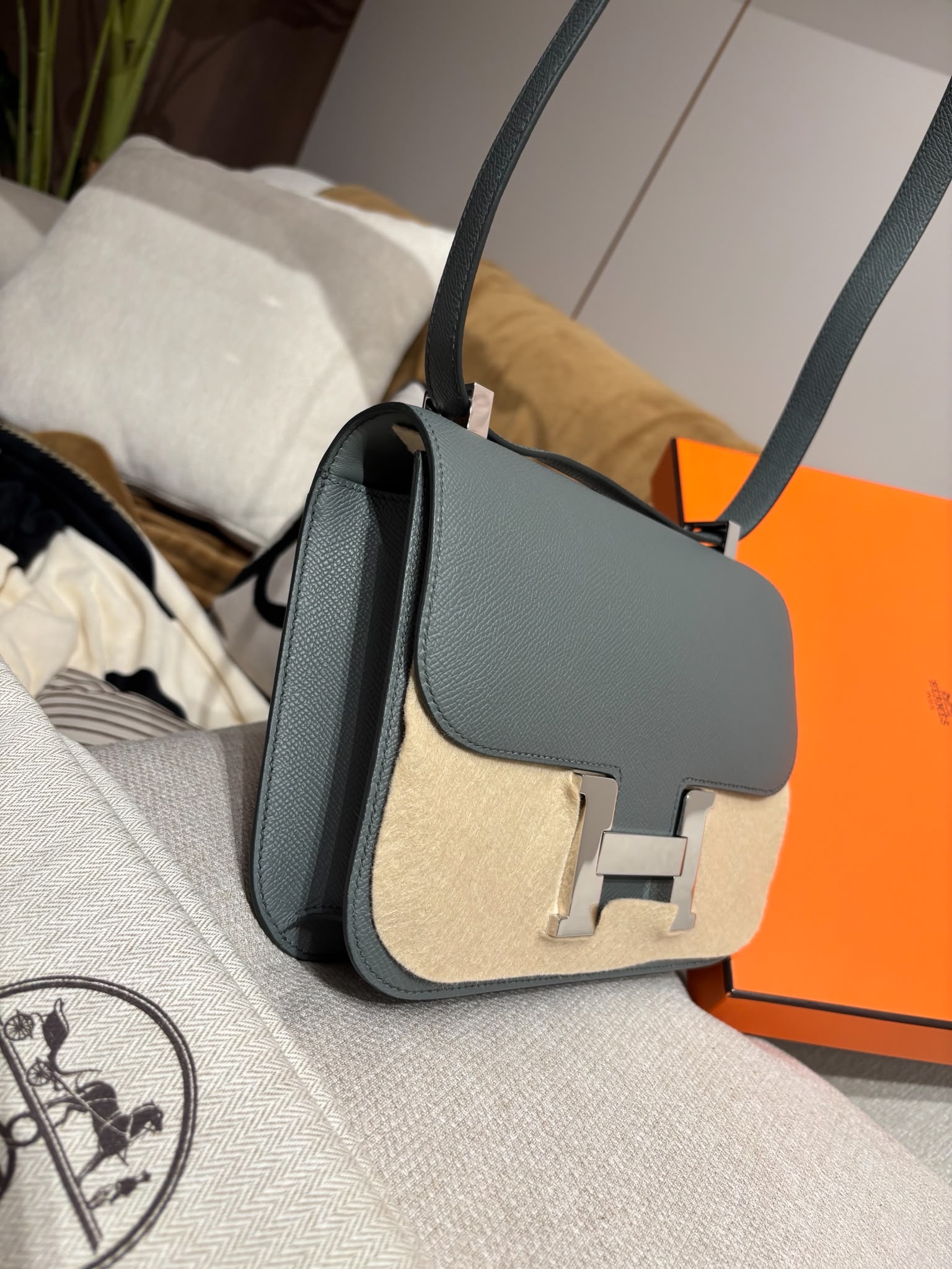 Hermes Constance mini 19 STAMP K 100%Authentic, 98%New ✅收據✅Dust bag✅box