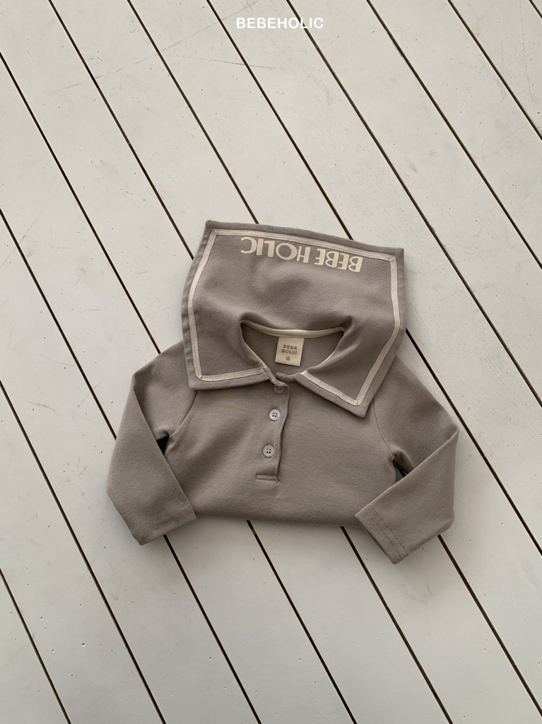 🌸預訂 韓國直送🌸🇰🇷BEBEHOLIC兩色品牌印花水手領長袖上衣