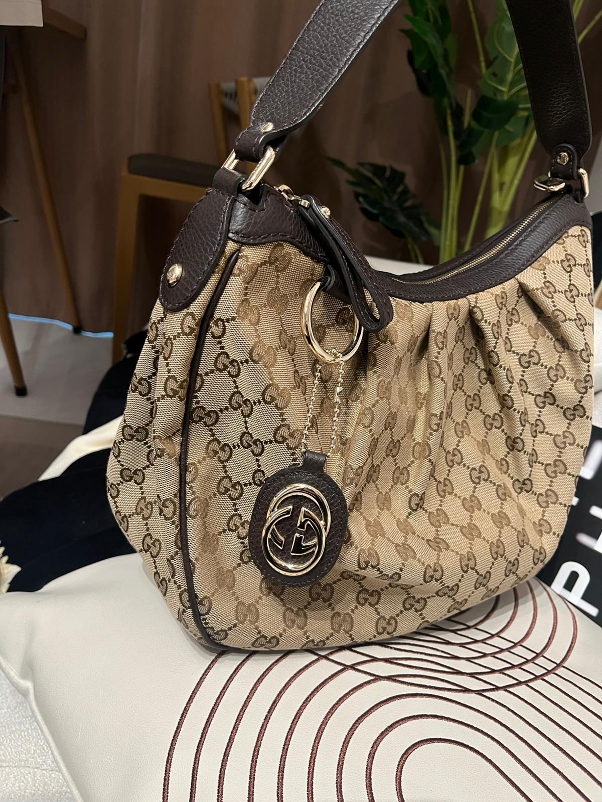 Gucci hobo gg Hobo bag  100%Authentic ,98%new✅dust bag 