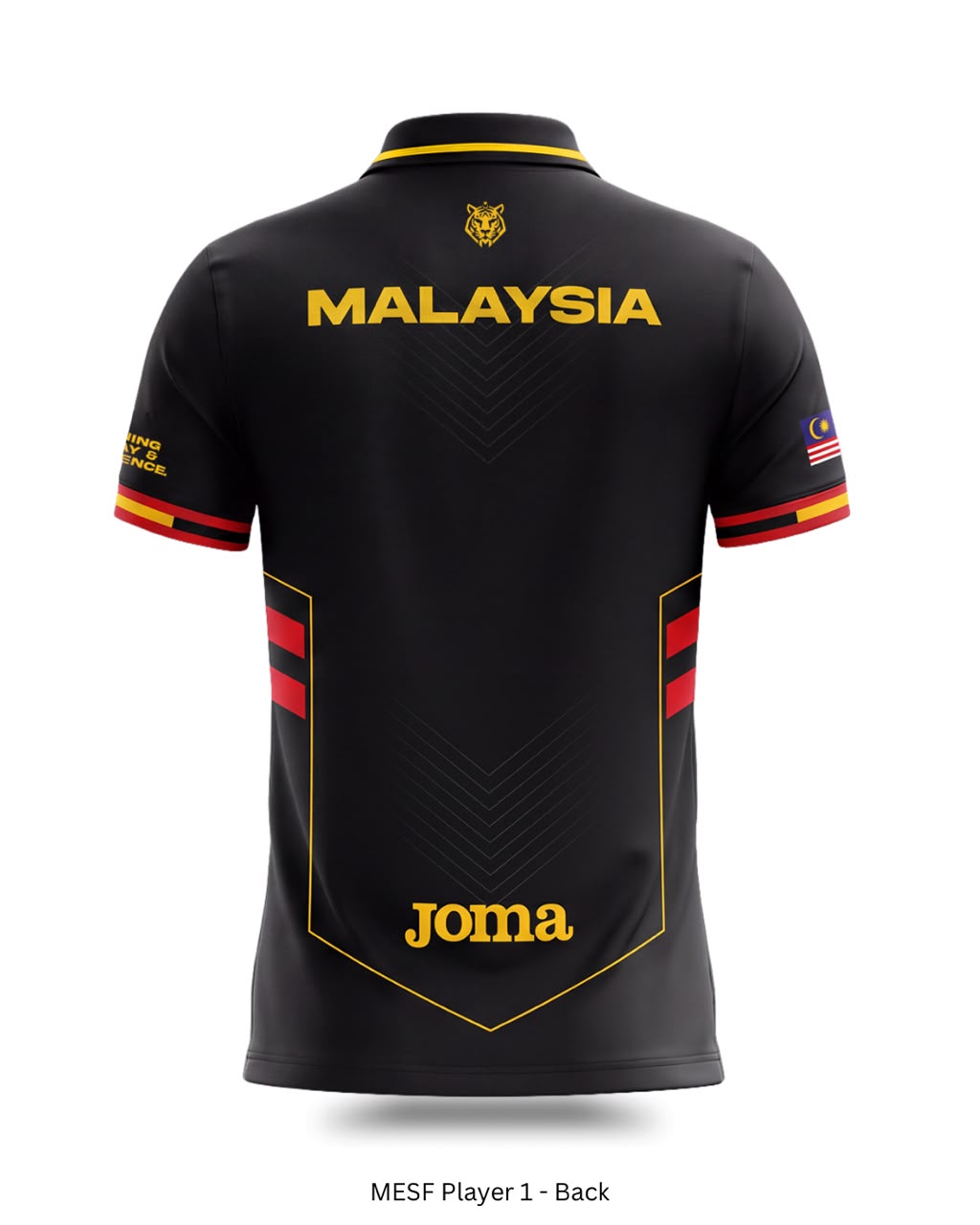 Joma x MESF (Malaysia E-Sports Federation) Official Player Jersey 2026 - Black