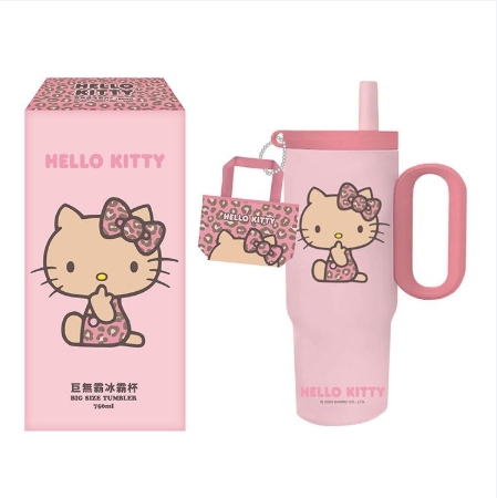 HelloKitty 巨無霸冰霸杯 豹紋款