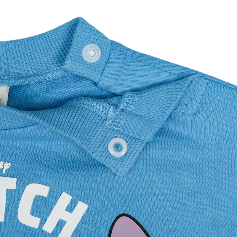 🇯🇵預訂 日本直送🇯🇵史迪仔印花條紋假兩件毛圈衛衣