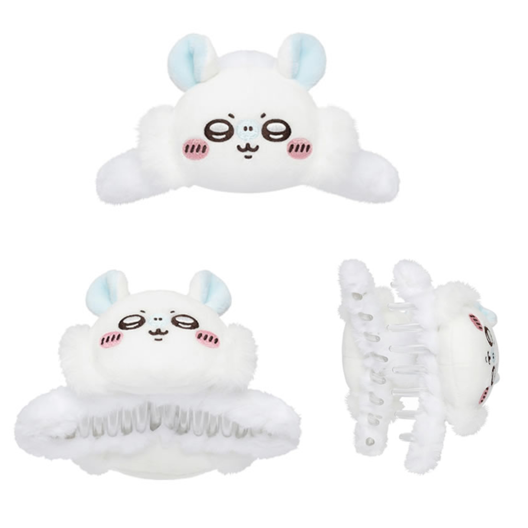 🎀【預訂】 Chiikawa 毛毛髮夾 - Momonga