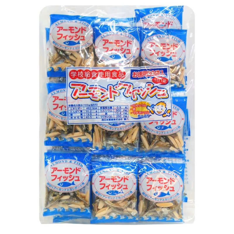 日本直送 日本製e-hiroya無添加杏仁小魚乾*6gx25 