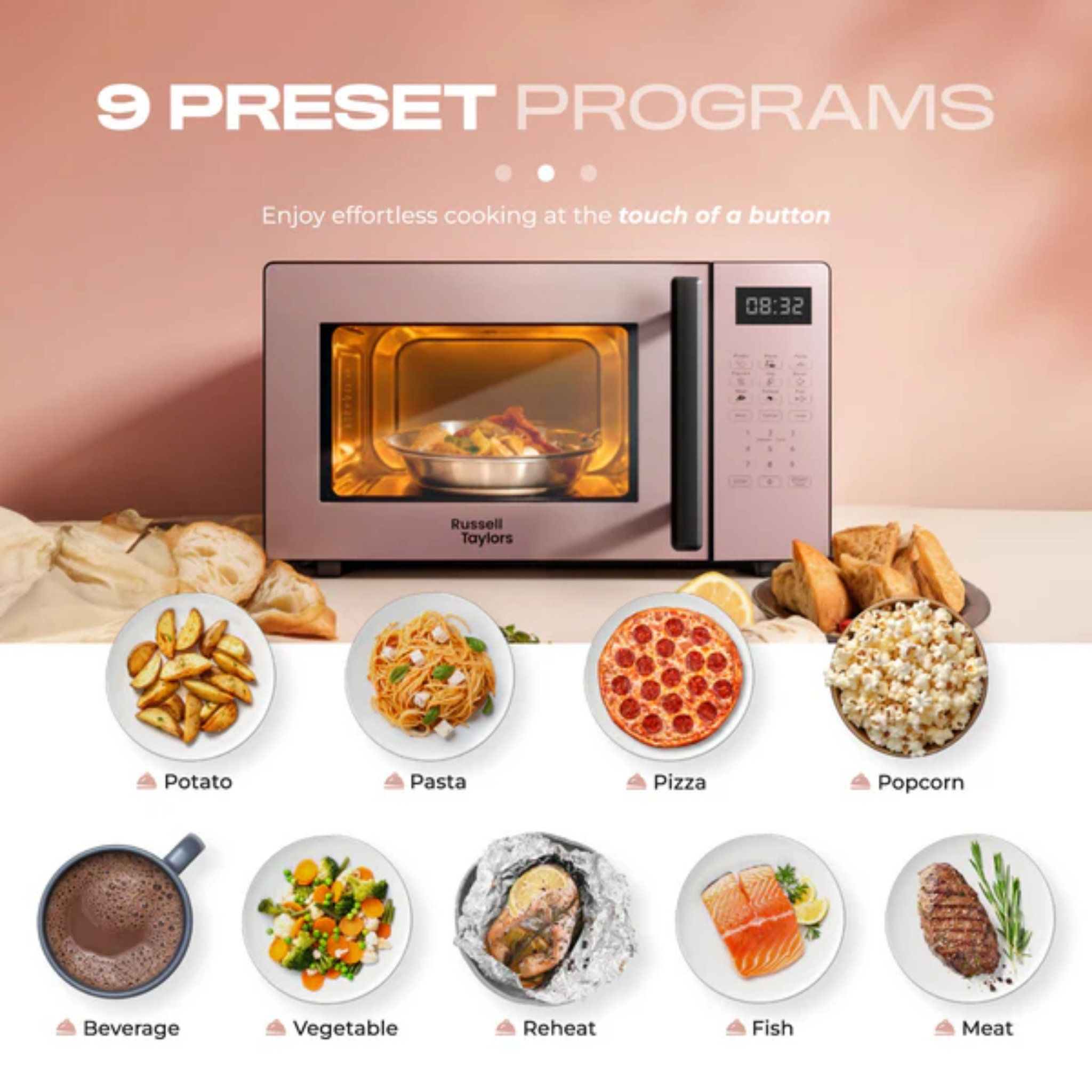 Russell Taylors 20L Digital Microwave Oven (M3)