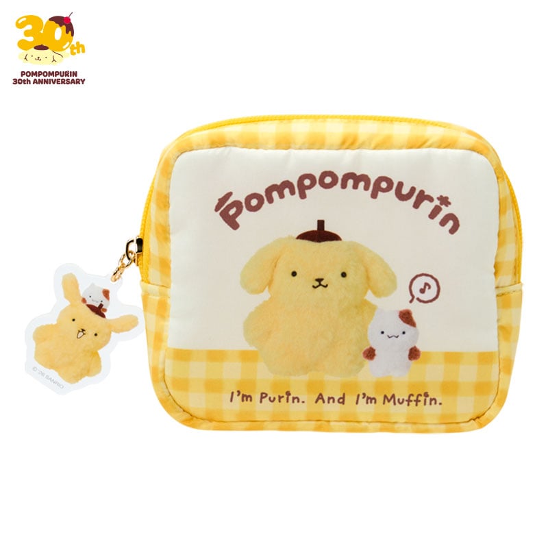 現貨｜Sanrio Pompompurin 布甸狗 30週年版 日版 化妝袋 (49503-4)