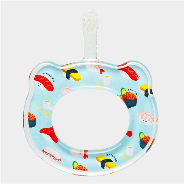 🇯🇵預訂 日本直送🇯🇵HAMICO壽司圖案嬰兒環形牙刷5m+