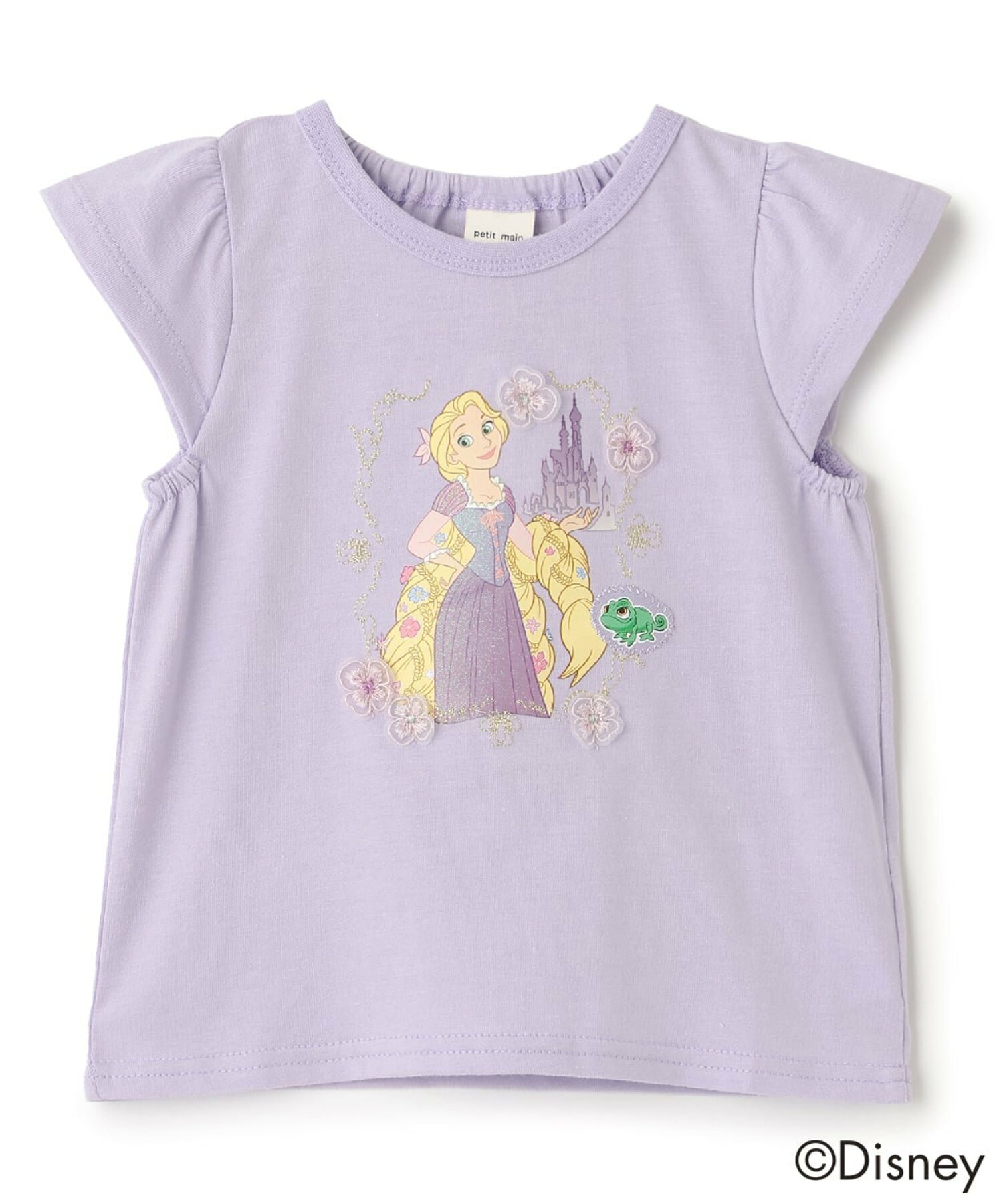 🆕【⭐訂購⭐】🌀🇯🇵 日本直送🇯🇵 #DisneyPrincess 立體花朵 貼花 刺繡 荷葉邊 短袖tee［5款選］🌀 [ELEA-0205][260623]