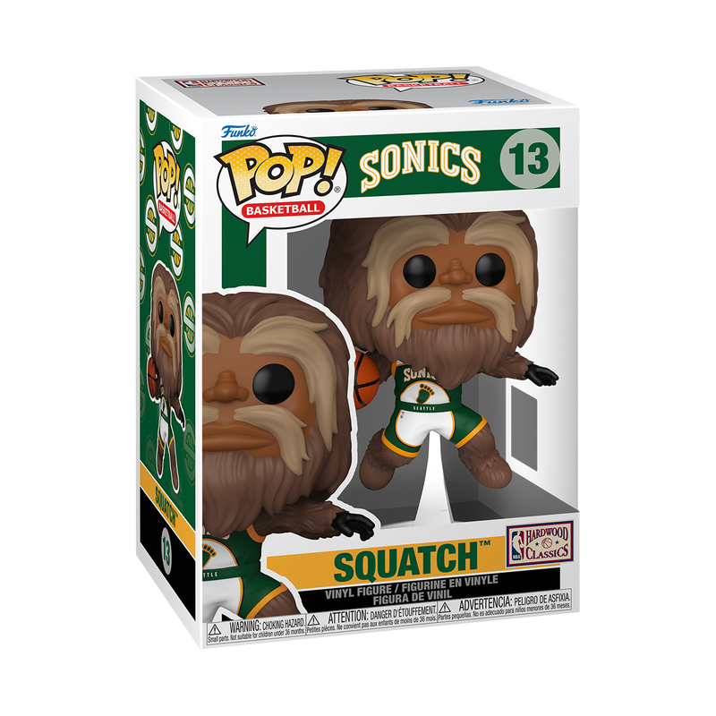 📦訂購 美國代購 Funko POP! NBA MASCOTS Squatch (Dunking) Figure 西雅圖超音速 模型